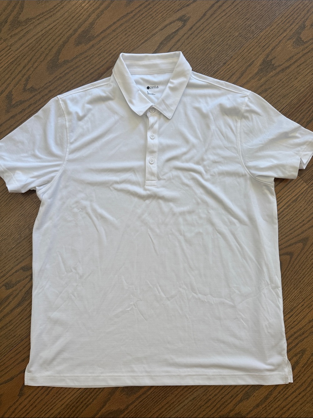 Zella White Men's Performance Polo - Short Sleeve